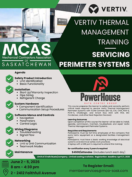 Vertiv Thermal Management Training: Servicing Perimeter Systems