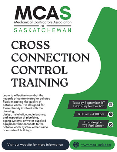 MCA Sask - Cross Connection Control Course